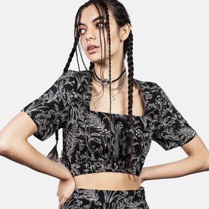 NWT cottagecore crop top